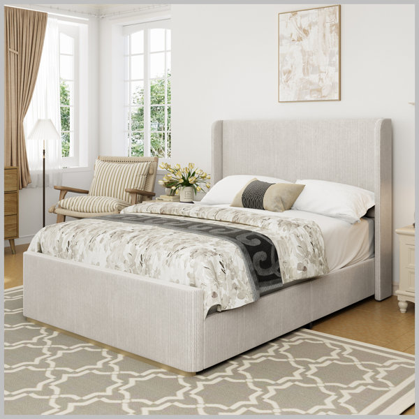 Mercer41 Sikander Upholstered Platform Storage Bed Wayfair